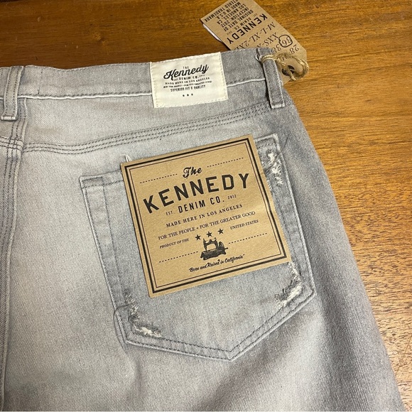 Kennedy Denim Co Company Men’s Selvedge Jeans in Gray T-17 - Picture 4 of 12